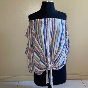 Lily White Off the Shoulder Top